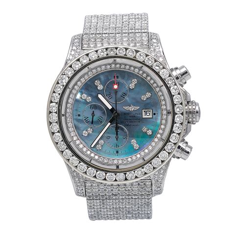 breitling iced out watches